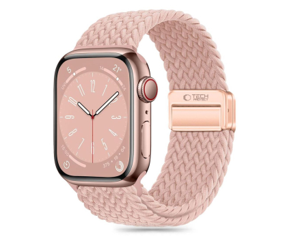 Pasek i akcesoria do zegarków TECH-PROTECT Nylonmag do Apple Watch 44/45/46/49 mm Dusty Rose 5906302312818
